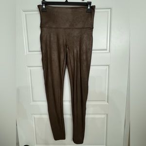 Spanx faux leather leggings
